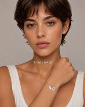 Charger l'image dans la galerie, Bracelet Silver Love avec deux pendentifs initiales