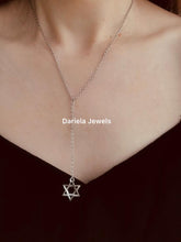 Charger l'image dans la galerie, Sautoir Etoile de David, collier Shira, Bijou fait main