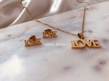 Charger l'image dans la galerie, Parure en acier inoxydable Love is Everything