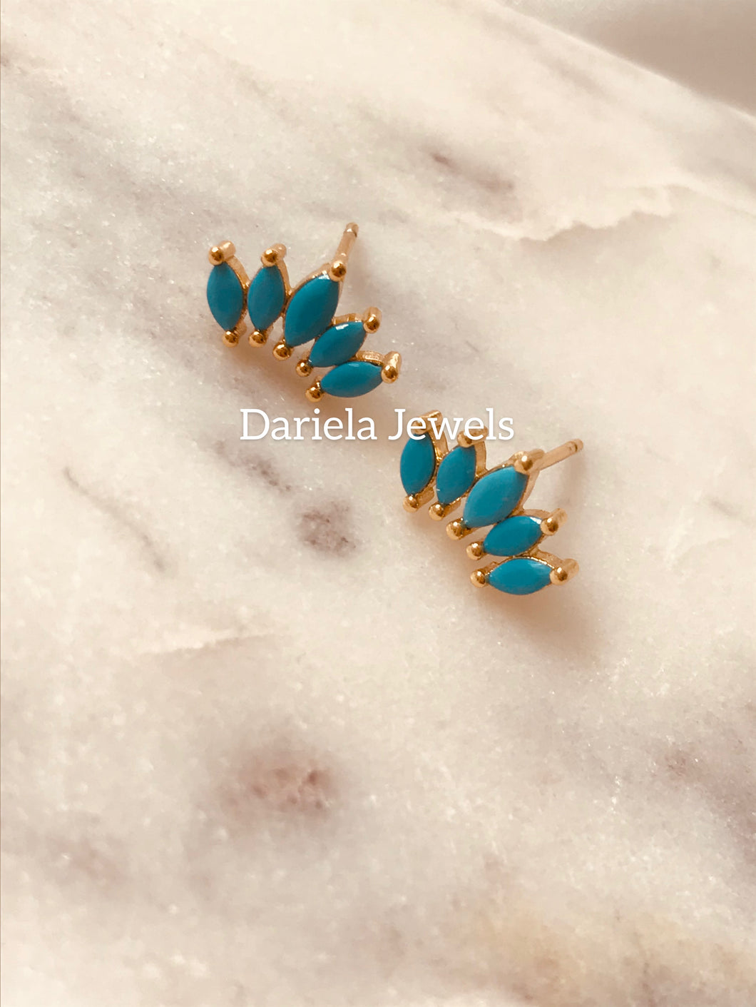 Boucles d’oreilles Erell Blue