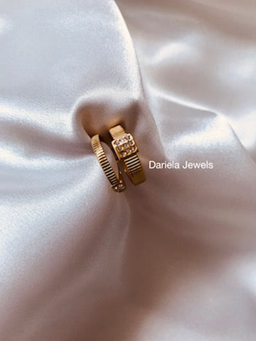 Bague en acier inoxydable - Katarina