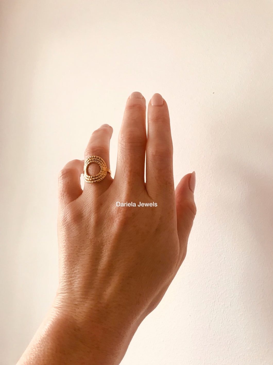 Bague en acier inoxydable Soleya