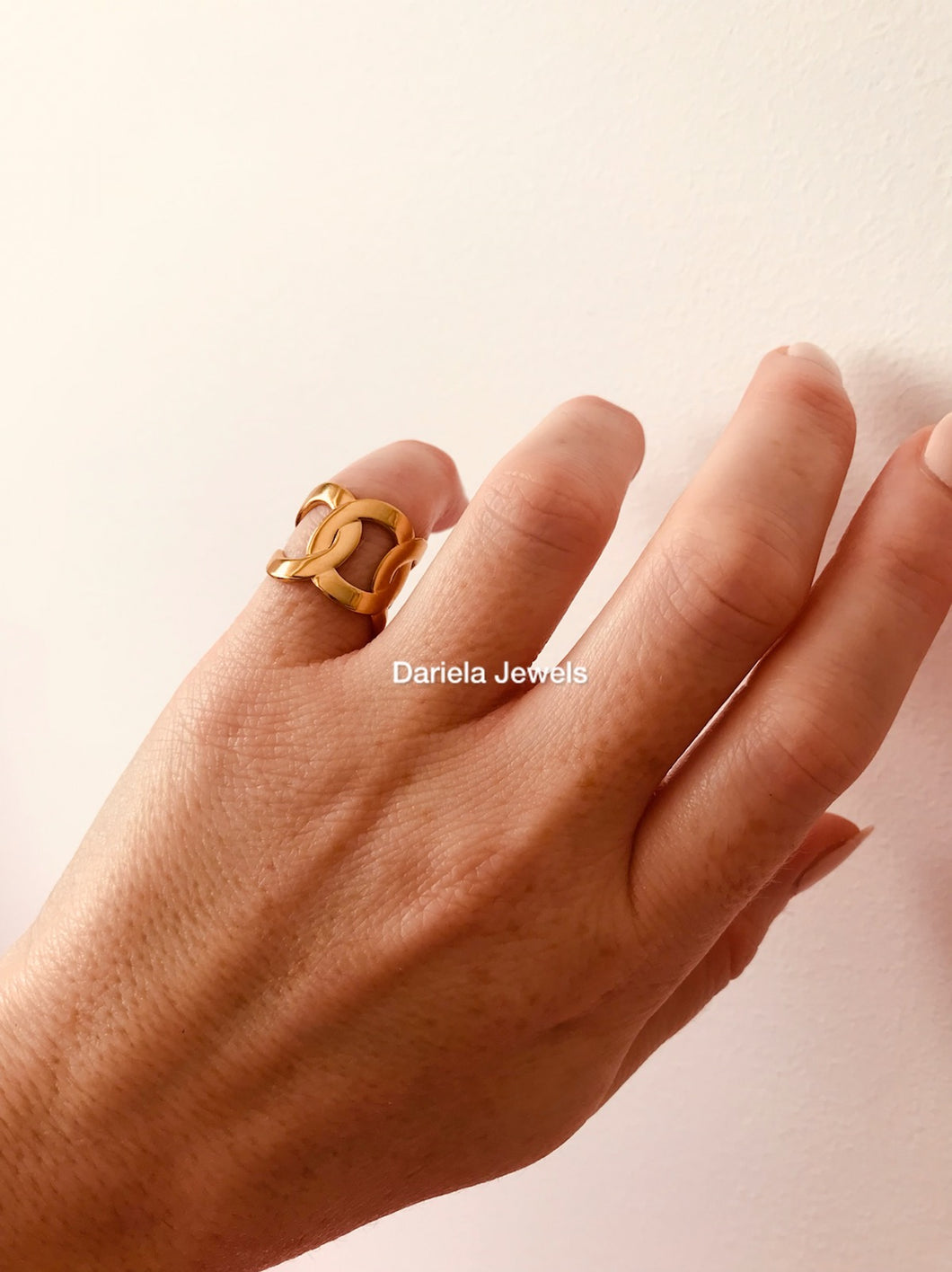 Bague en acier inoxydable Marbella