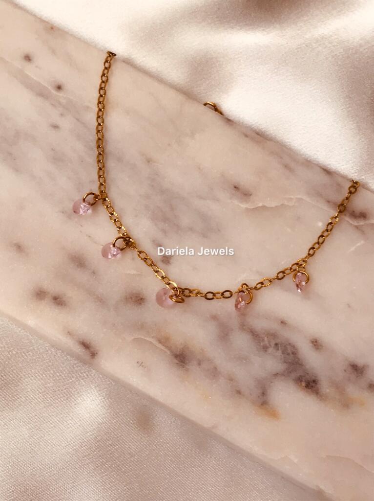 Collier ras du cou en acier inoxydable Omri