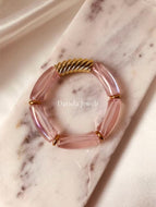 Bracelet perles Litchi Glacé