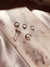 Charger l&#39;image dans la galerie, Box Bijoux 5 piercings en acier inoxydable - Box Piercing Silver
