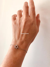 Charger l&#39;image dans la galerie, Bracelet femme étoile de David en argent, Bracelet Rivka
