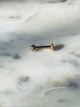 Charger l&#39;image dans la galerie, Piercing Satellite en acier inoxydable 316L avec strass oxyde de zirconium
