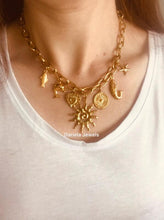 Charger l&#39;image dans la galerie, Collier Grigri Sunlivia en acier inoxydable
