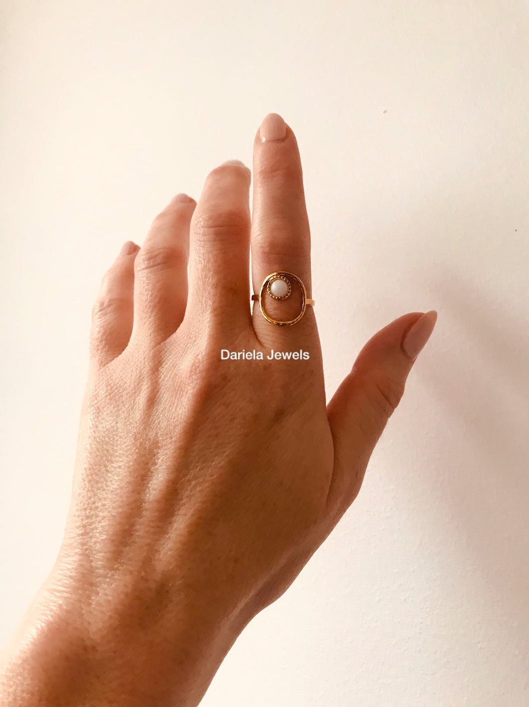 Bague en acier inoxydable Deva