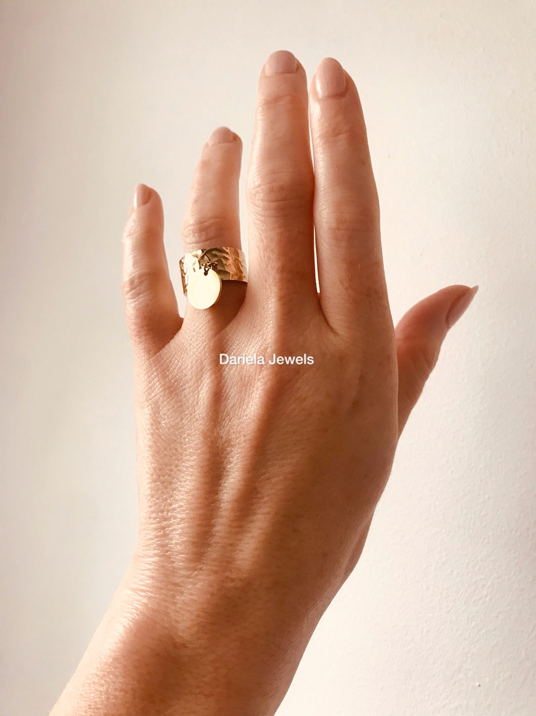 Bague breloque en acier inoxydable Natalia