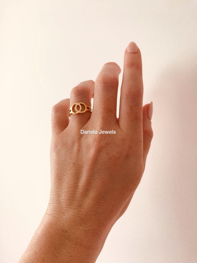 Bague en acier inoxydable Raquel