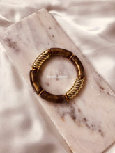 Charger l'image dans la galerie, Bracelet en perles tubes Coffee Style - Jonc en perles tubes
