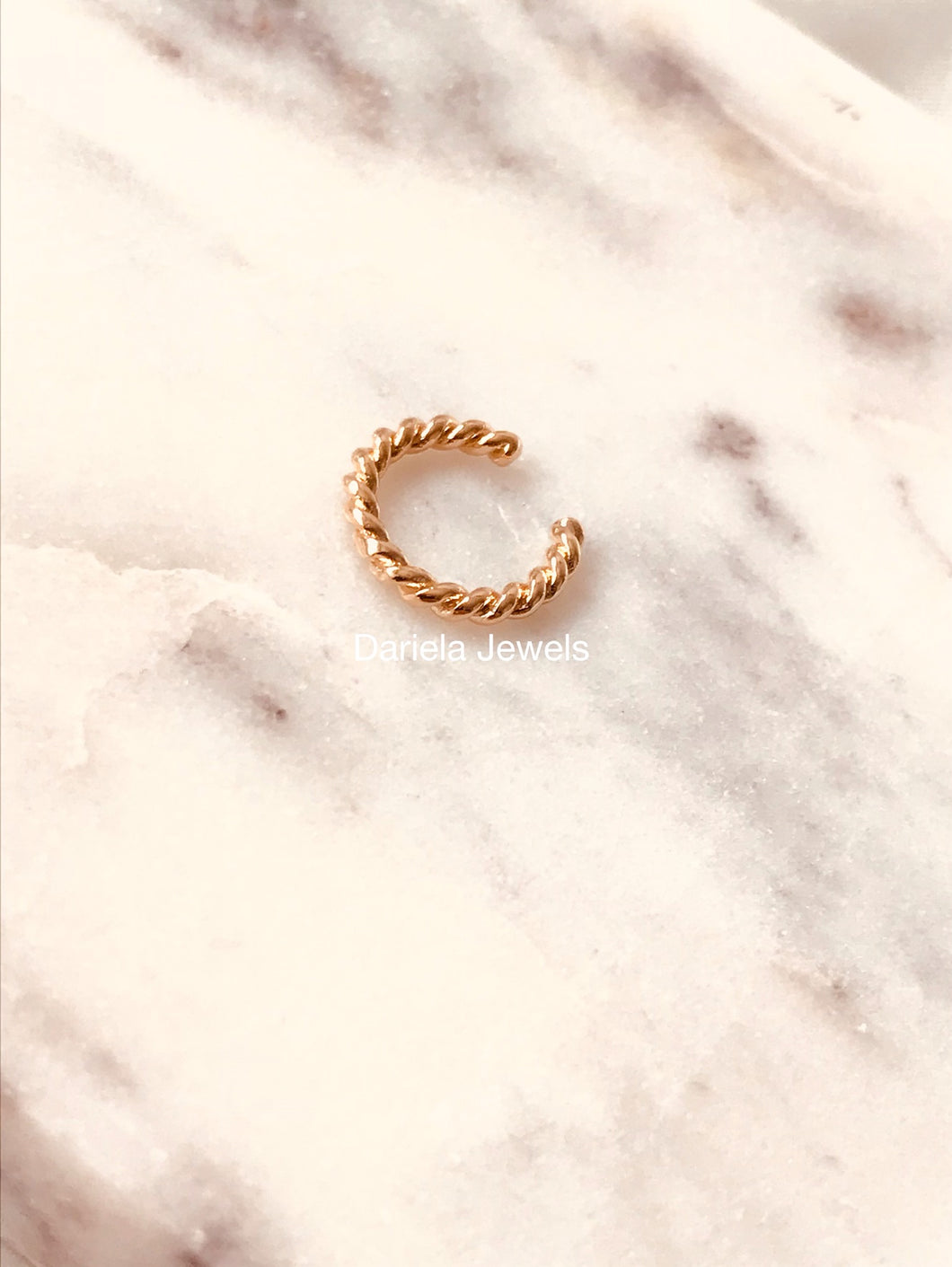 Bague d'oreilles en plaqué Or Ysalis, earcuff en plaqué Or  – Élégance et Originalité sans Perçage