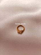 Piercing - Anneau clicker en acier inoxydable- Little Butterfly