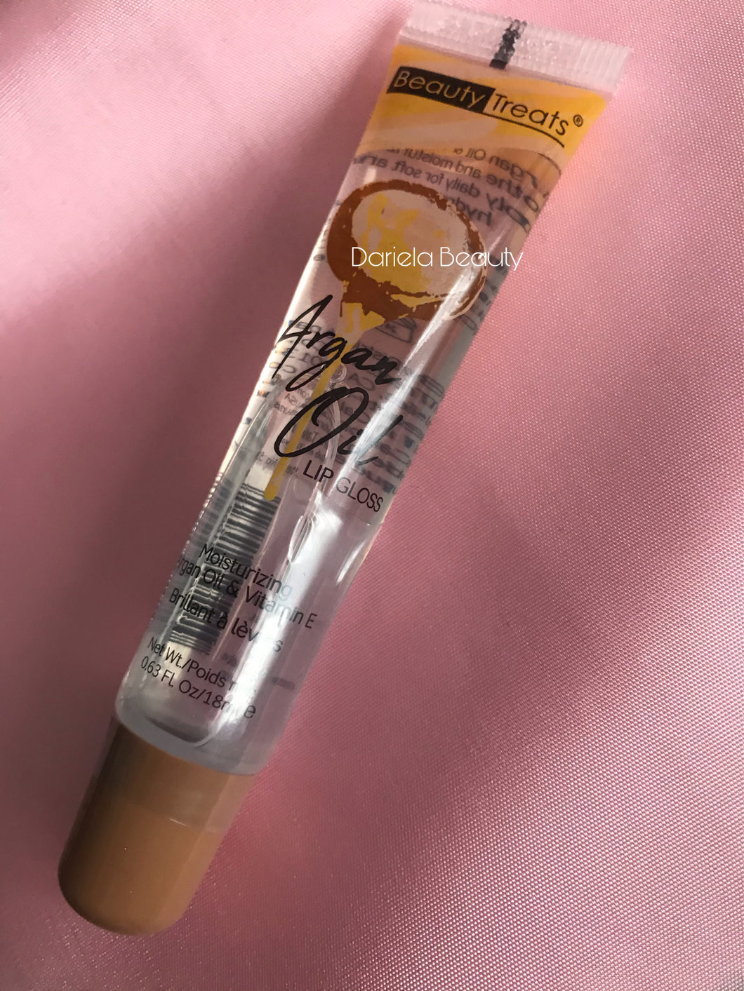 Gloss à lèvres à l’huile d’argan + vitamine E - Beauty Treats