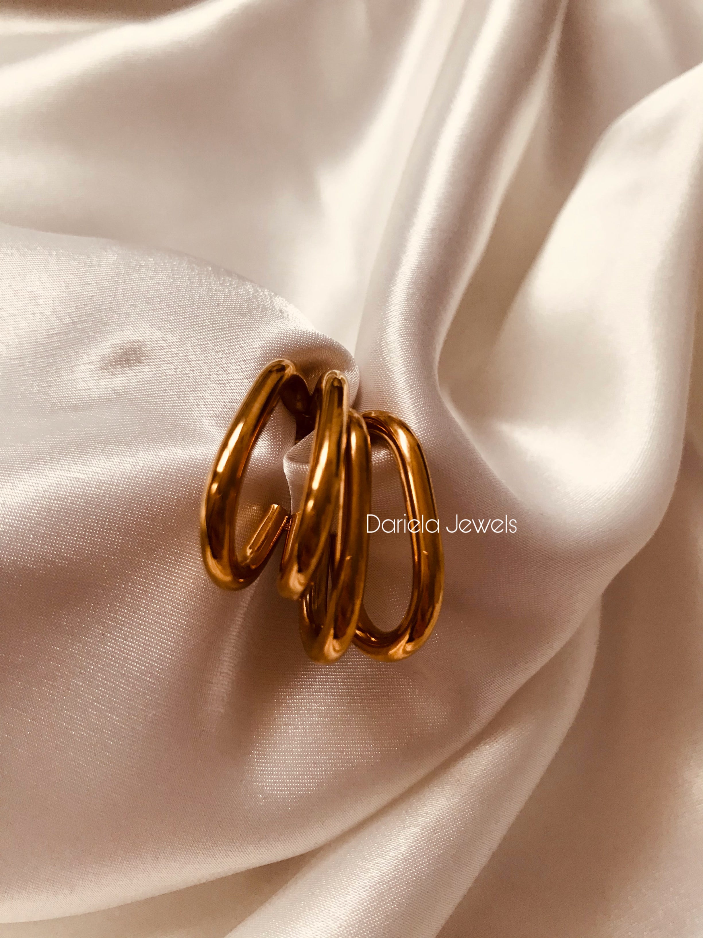 Boucles d’oreilles en acier inoxydable Dilara